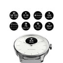 Withings ScanWatch Light Smart Watch, 37mm, White (Each) 