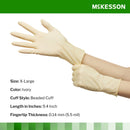 McKesson Confiderm Latex Exam Glove, Extra Large, Ivory (Case of 1000) 