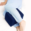 Compass Health Brands Carex Knee Pillow , Memory Foam, 10.5 x 7.75 x 8 Inch, Dark Blue (4/CS)