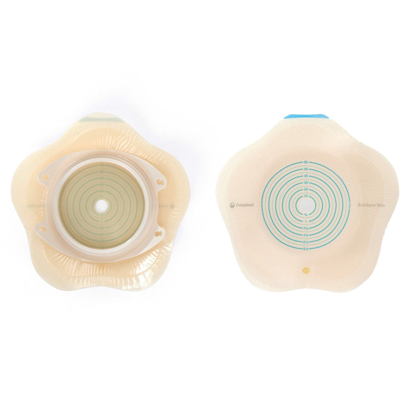 SenSura Mio Click Convex Flip Ostomy Barrier, Trim to fit 10 – 65 mm Stomas (Box of 5) 