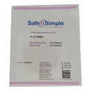 Ostomy Barrier Trim to Fit, Extended Wear Adhesive Tape Collar 57 mm Flange Red Code System Up to 1-3/4 Inch Opening 5 X 5 Inch (Case of 40)