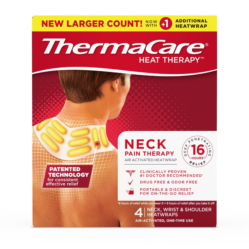 Emerson Healthcare ThermaCare Neck Pain Therapy Heatwraps, also for Wrists and Shoulders (48/CS) 