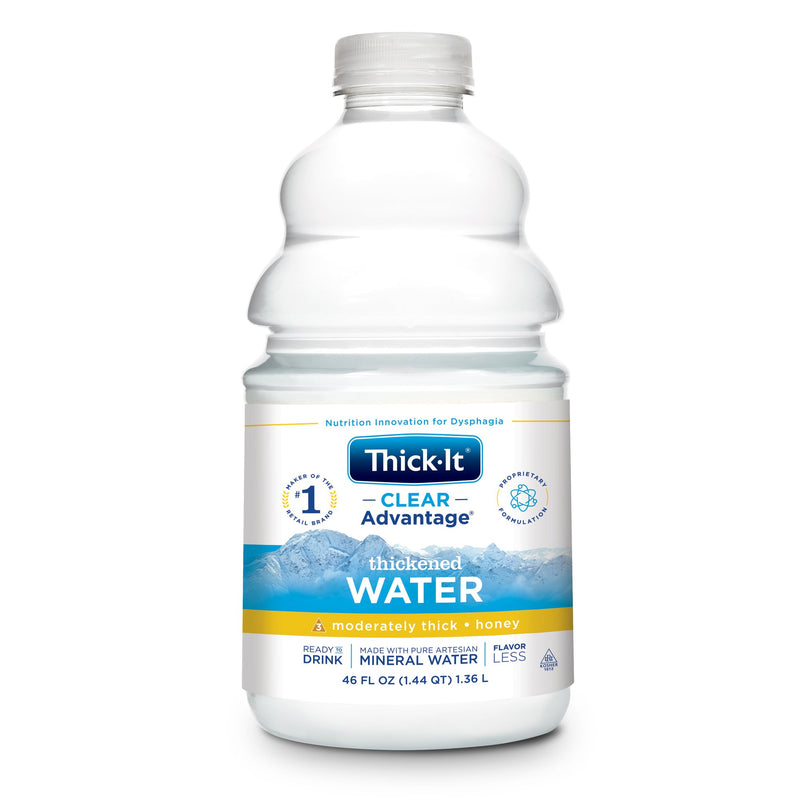 Thick-It Clear Advantage Honey Consistency Thickened Water, 46-ounce Bottle (Case of 4)