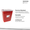 McKesson Prevent Sharps Container, 8 Gallon, 13.75 x 13.75 x 14 Inch (10/CS) 