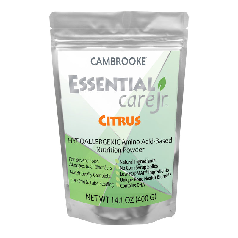 Essential Care Jr Amino Acid–Based Nutrition Powder, Citrus, 14.1-oz. pouch (6/CS)