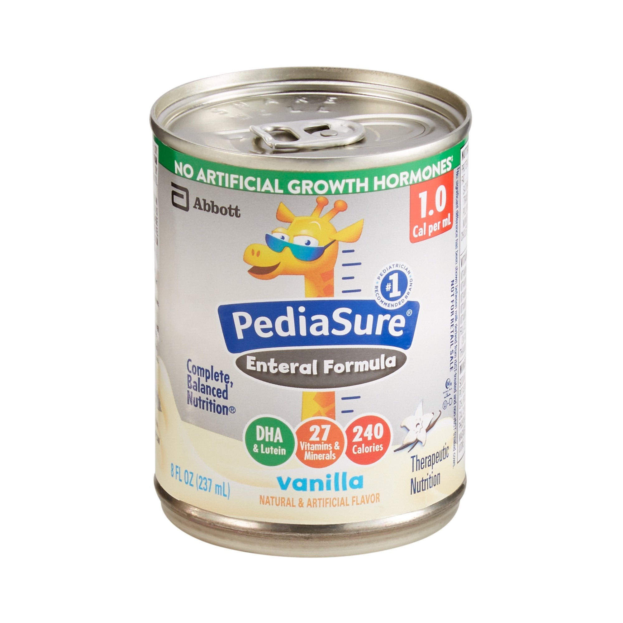 Abbott Nutrition PediaSure Enteral Formula, Vanilla, 8-ounce Can (24/CS) 