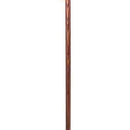 Brazos Traditional Straight Pine Handcrafted Walking Stick, 55-Inch, Red (Each)