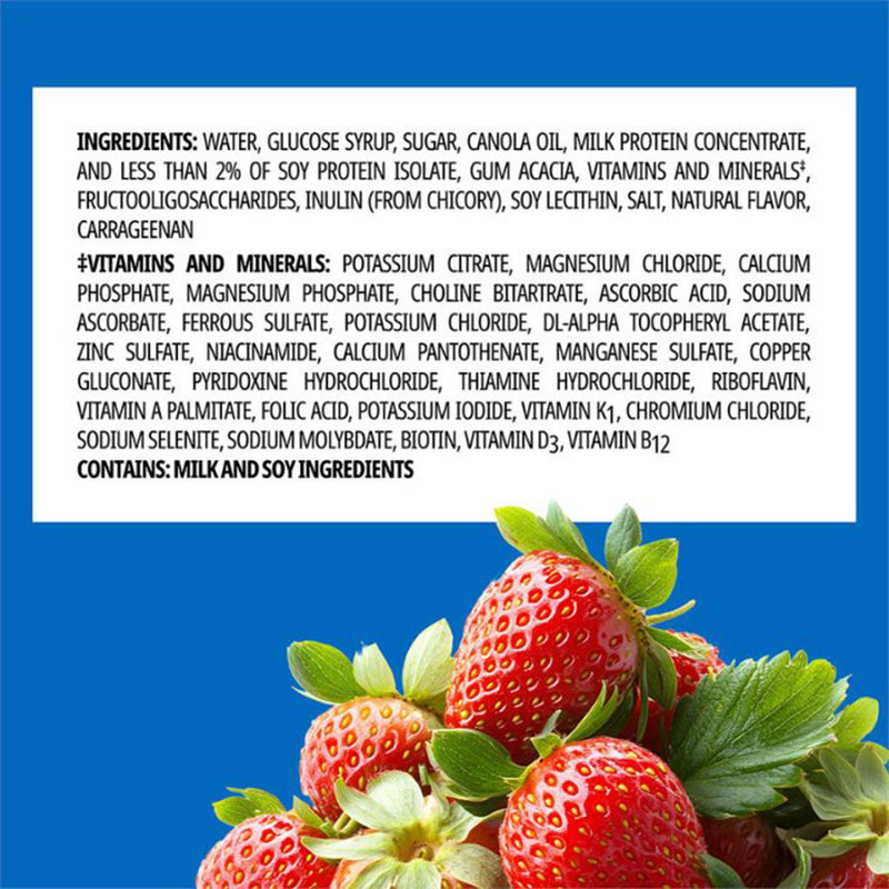 Boost Plus Strawberry Balanced Nutritional Drink, 8-ounce bottle