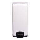 McKesson White Square Step-On Trash Can, 8 gallon (Case)