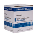 McKesson Glass Unlabeled Sundry Jar, 4 x 4 in (Box of 6)
