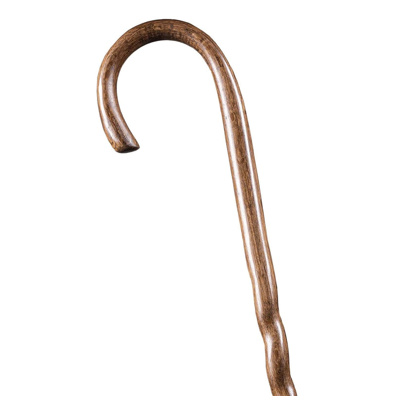 Mabis Healthcare Brazos Twisted Oak Traditional Handcrafted Walking Cane, 37-Inch 