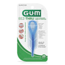 Dental Floss Threader G·U·M EeZ-Thru Satin Mint Flavor (Pack of 25)