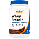 Oral Supplement Nutricost Whey Protein Concentrate Chocolate Flavor Powder 1-1/2 lbs. Canister (6/CS)
