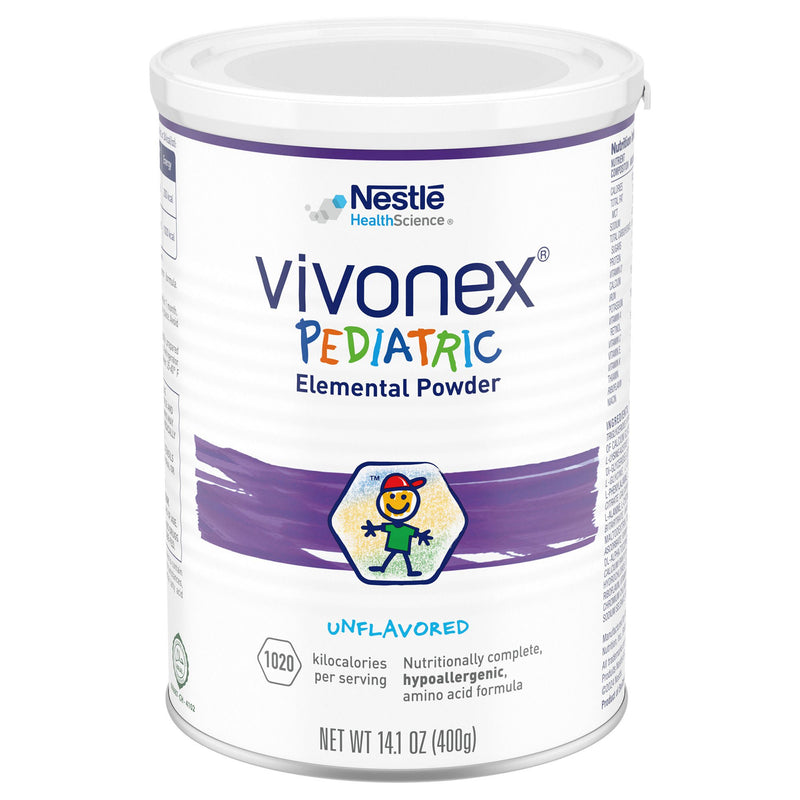 Pediatric Oral Supplement Vivonex Pediatric Unflavored 400 Gram Can Powder Amino Acid (Case of 6)
