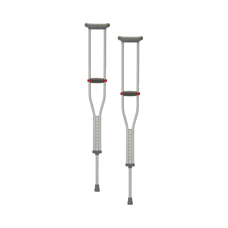 Quick Adjust Underarm Crutches for Youth, 4'6" – 5'2" (Case of 8)