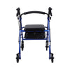 McKesson Folding Aluminum Four-Wheel Rollator, Blue (Each)