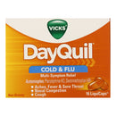 Vicks DayQuil Cold & Flu Multi-Symptom Relief LiquiCaps (Box of 16)
