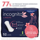 First Quality Products LLC Incognito by Prevail Panty Liners, Very Light (156/CS) 