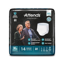 Attends Premier Underwear, Heavy Absorbency, X-Large, 58 – 68 Inch Waist/Hip (Case of 56)