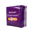 Reassure Maximum Absorbent Underwear, Women, Medium – Heavy Absorbency, X-Large (64/CS)
