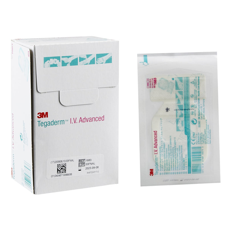 Solventum Corporation 3M Tegaderm IV Advanced Securement Dressing, 2¾ x 2½ Inch (400/CS) 