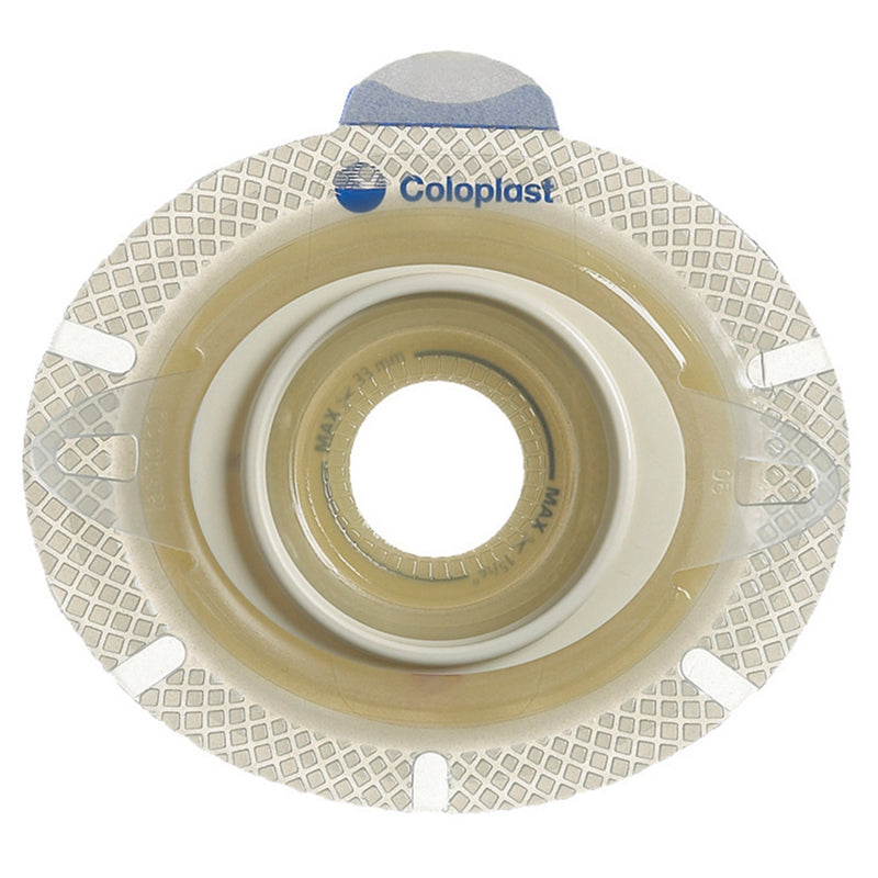 Coloplast SenSura Click Xpro Flat Ostomy Barrier, 40 mm Stoma, Blue Color Match (5/BX)
