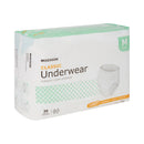 McKesson Classic Light Absorbency Incontinence Underwear, Medium (Case of 80)