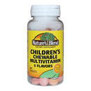 Nature's Blend Children's Chewable Multivitamin Tablets 5 Flavors (Bottle) 