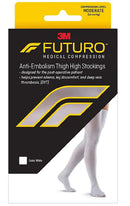 3M Company 3M Futuro Anti-Embolism Moderate Compression Thigh-High Stockings, Medium/Short (6/CS) 