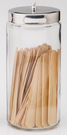 Dukal Sundry Jar Glass Clear 4 X 8.5 Inch (6/CS)