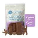 TruColour Dark Brown Adhesive Strips, Assorted Shapes and Sizes (Case of 1500) 