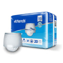 Attends Advanced Underwear, Medium (Case of 80)