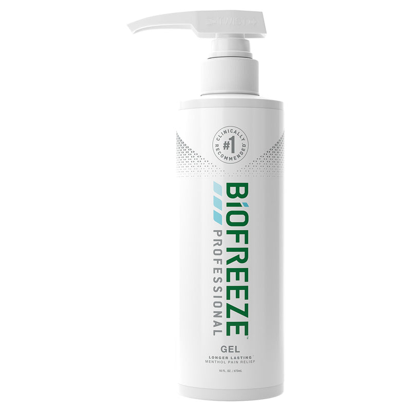Biofreeze Professional Pain Relieving Gel, 16-ounce pump bottle (Case of 24)