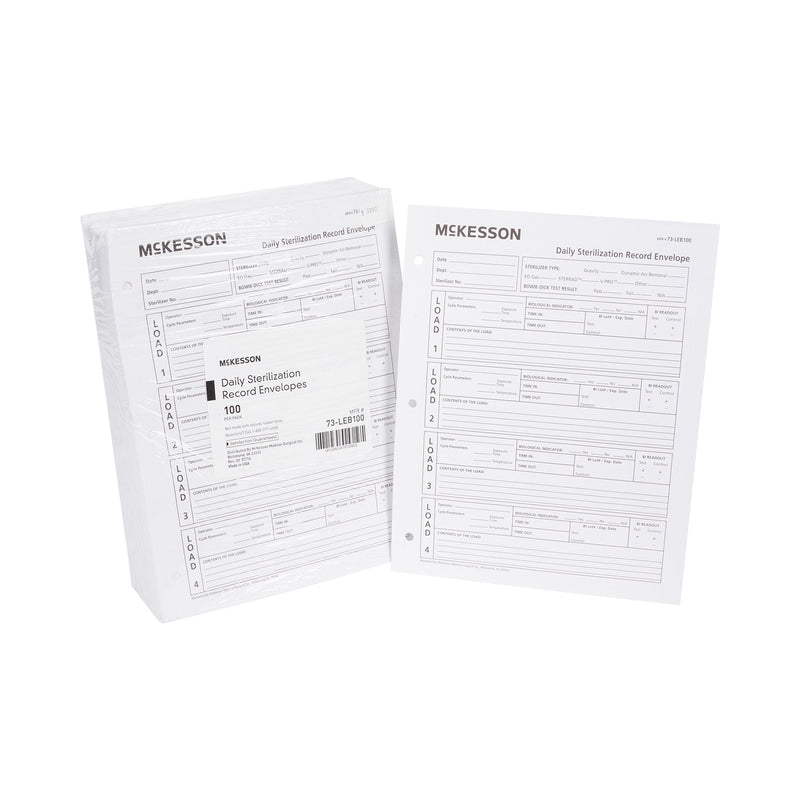 McKesson Brand McKesson Sterilization Record Envelope (1000/CS)