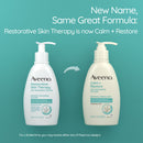 Aveeno Calm + Restore Oat Repairing Lotion Fragrance Free, 12-ounce Pump Bottle (Each)