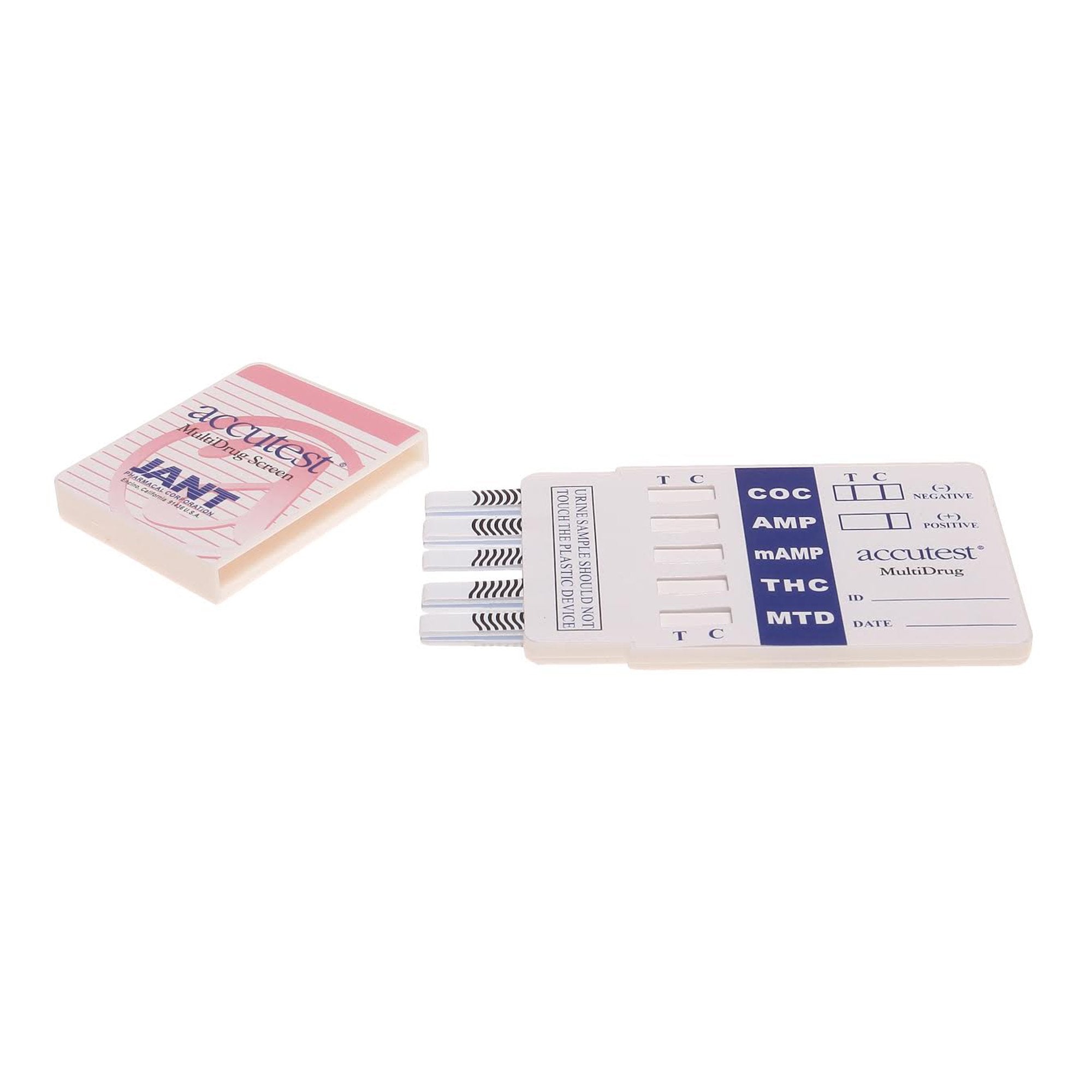 Jant Pharmacal Corp Accutest 5-Drug Panel Drugs of Abuse Test (25/BX) 