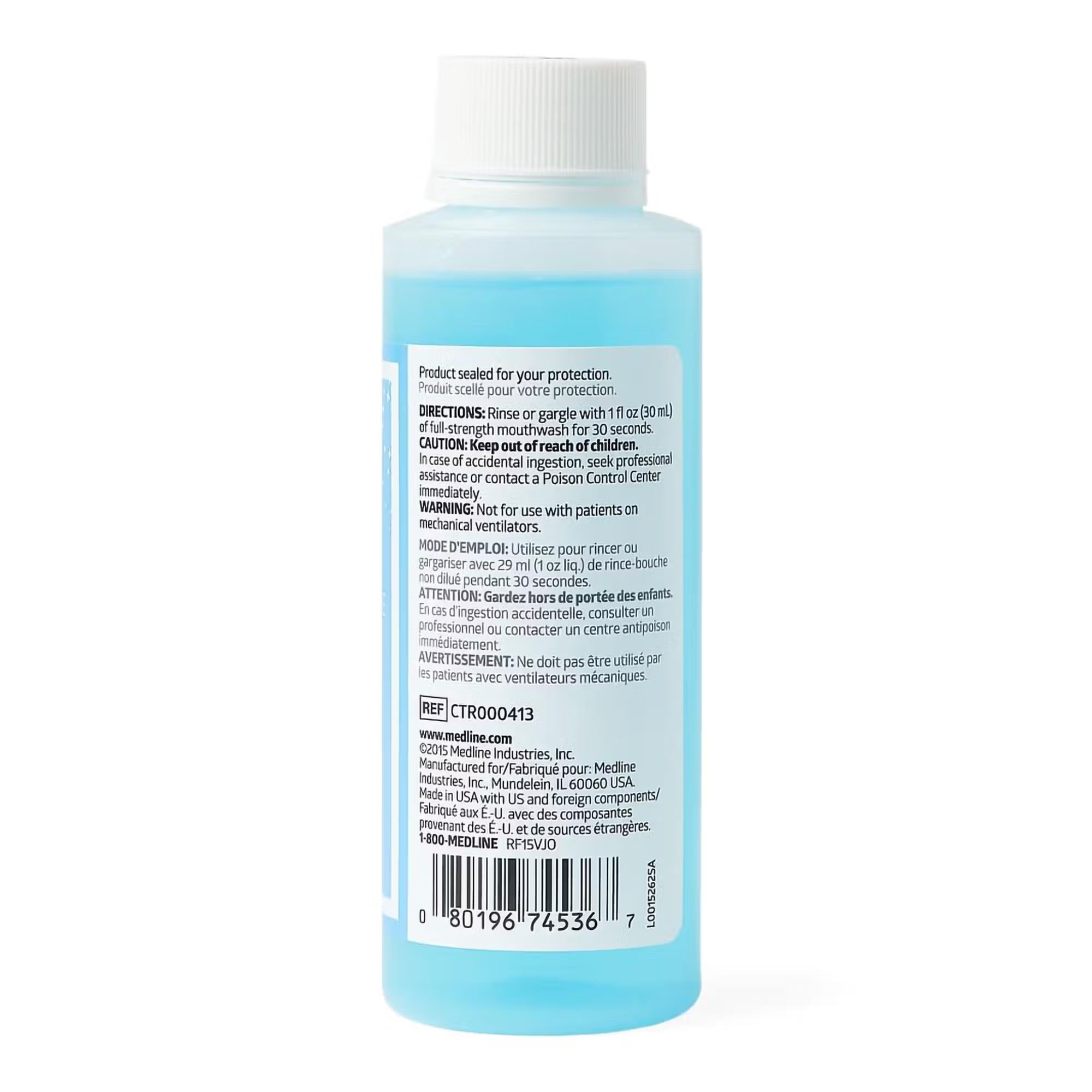Mouthwash Sparkle Fresh 4 oz. Mint Flavor (60/CS)