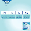 Tena ProSkin Brief, Ultra Absorbency, Medium (Case of 80)