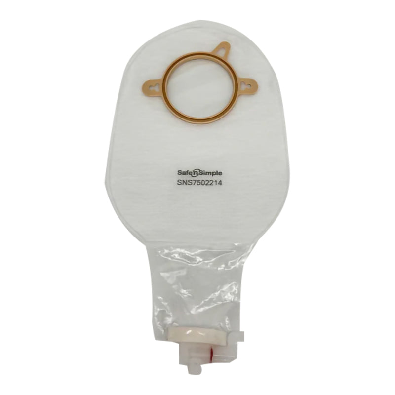 Safe N Simple Urostomy Pouch Safe n Simple Two-Piece System 9 Inch Length Without Barrier Drainable (80/CS) 