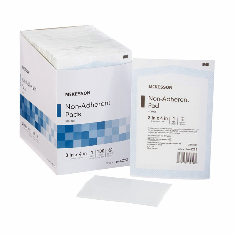 McKesson Nonadherent Dressing, 3 x 4 Inch (Case of 1200)