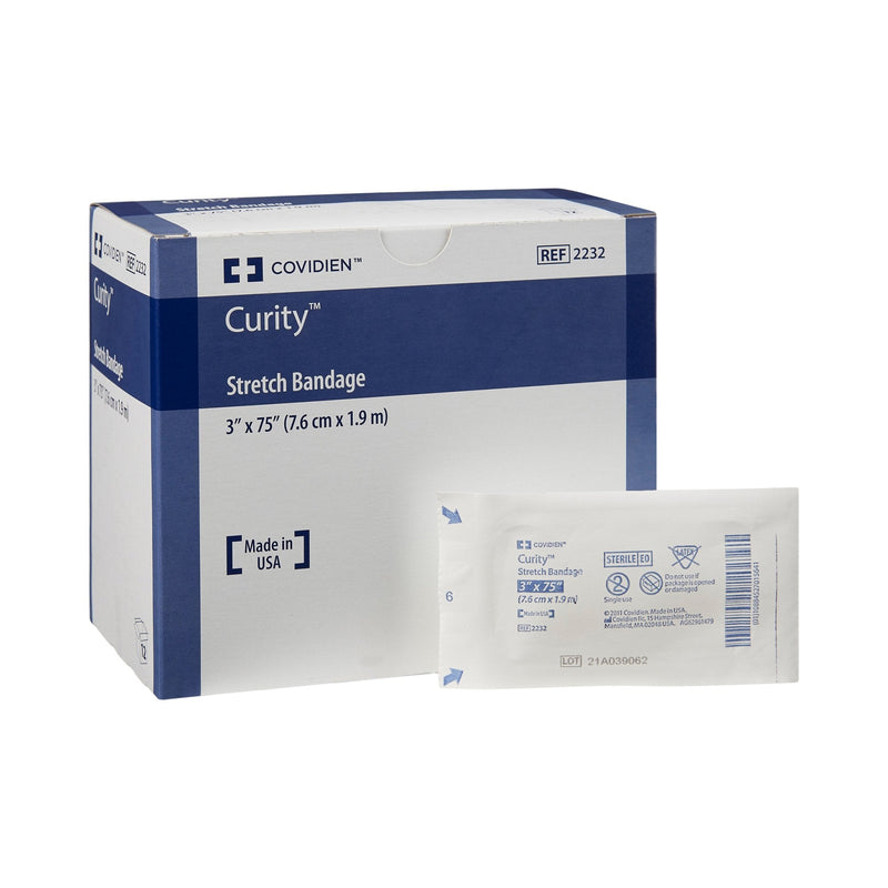 Cardinal Curity Sterile Conforming Bandage, 3 x 75 Inch, One-Ply (96/CS) 