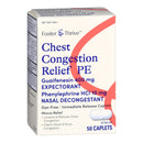 Foster & Thrive Chest Congestion Relief PE Guaifenesin & Phenylephrine Caplets (Box of 50)