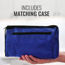 Mabis MatchMates Aneroid Sphygmomanometer & Stethoscope Blood Pressure Kit, Blue (Each)
