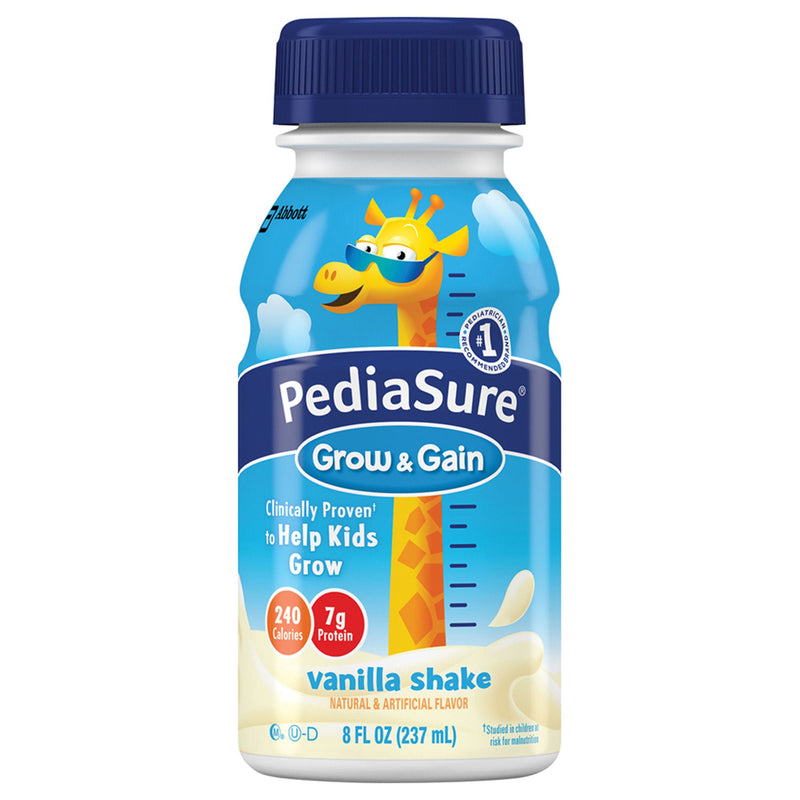 PediaSure Grow & Gain Vanilla Shake, 8-ounce bottle (Case of 4 Packs)