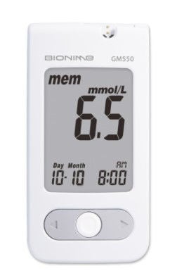 Blood Glucose Meter Kit Bionime 5 Second Results Stores up to 500 Results Requires Coding (Each)
