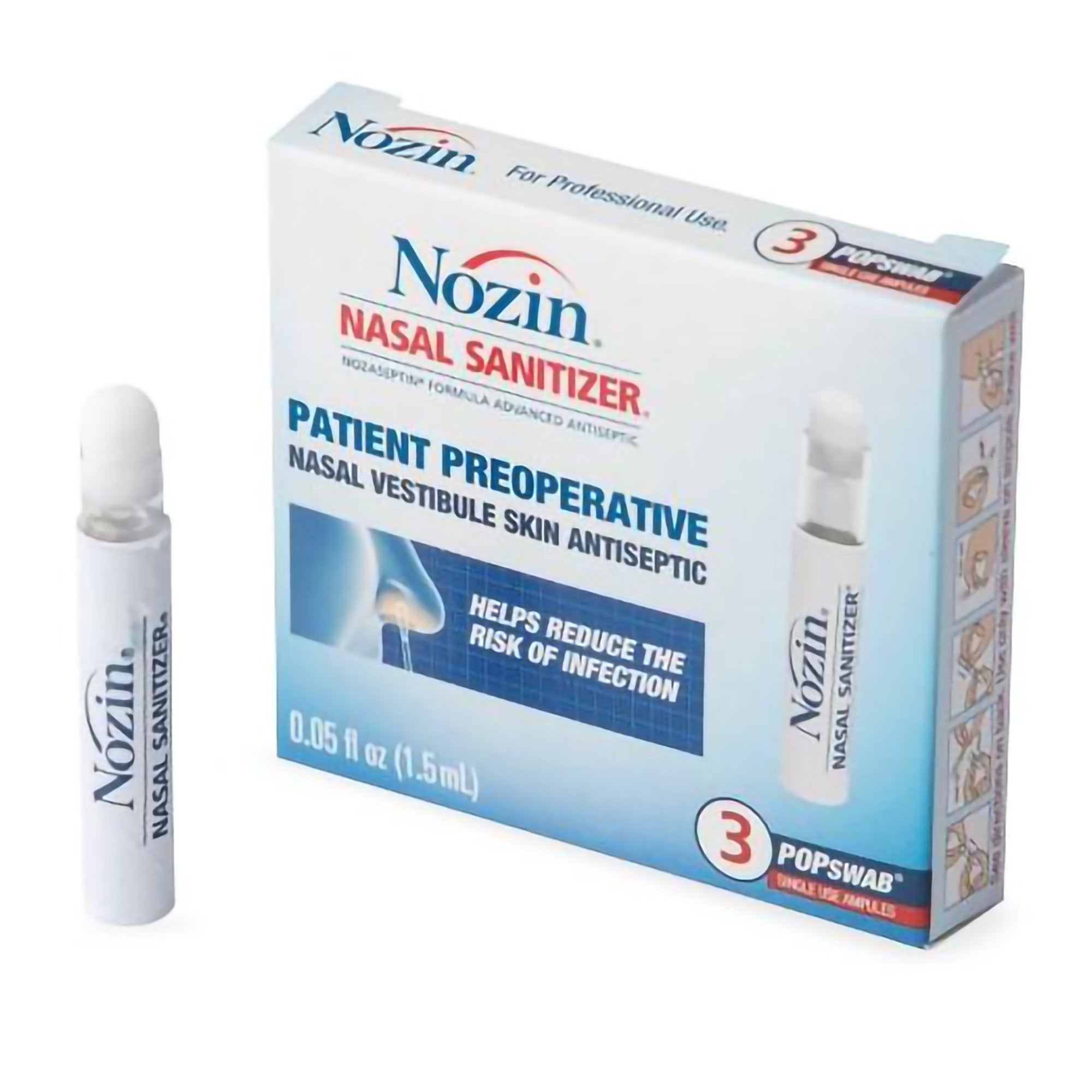 Sourcemark Nozin Nasal Sanitizer POPswab Antiseptic (300/CS) 