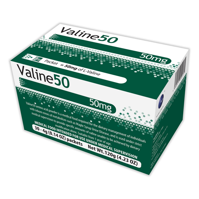 Valine50 Medical Food for the Dietary Management of MSUD (Box of 30)