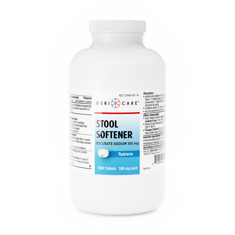 Geri-Care Docusate Sodium Stool Softener (Case of 12000)