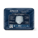Attends Sleep Comfort Premium Overnight Underwear, Small, 20 – 34 Inches (20/BG)