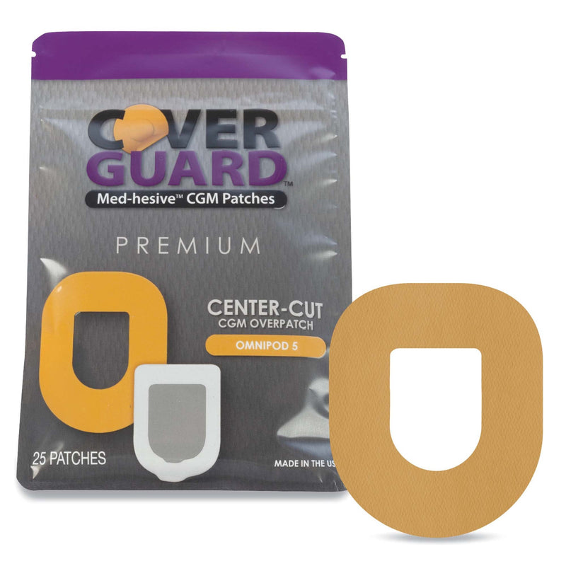 Sensor Overpatch CoverGuard Tan For Omnipod 5 Sensor (Case of 3750)